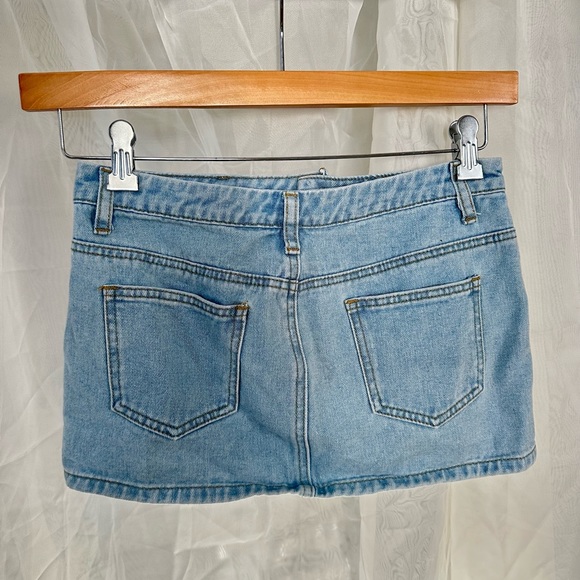Revolve Superdown Jean Mini Skirt - Picture 4 of 4